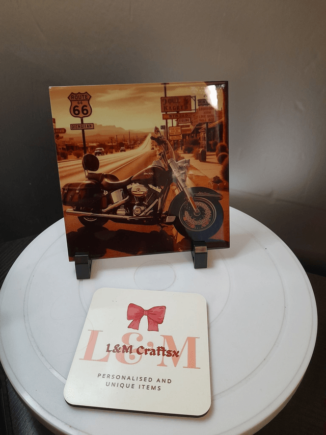 personlised TILES and stand 