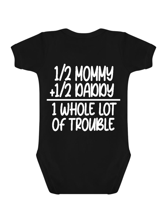 Personlised funny themed baby grows 