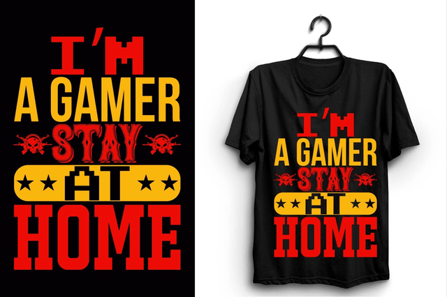 Gamer themed personlised t-shirts 