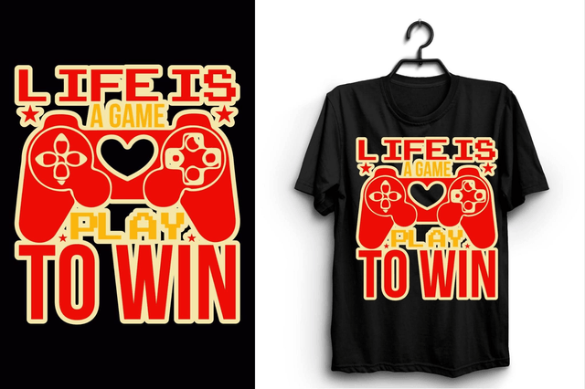 Gamer themed personlised t-shirts 