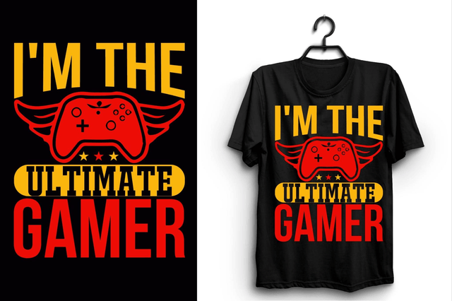 Gamer themed personlised t-shirts 