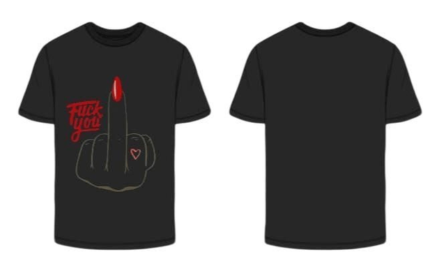 New plus size images on Black T shirts only