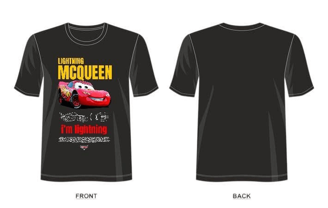 Cars themed kids t shirts 