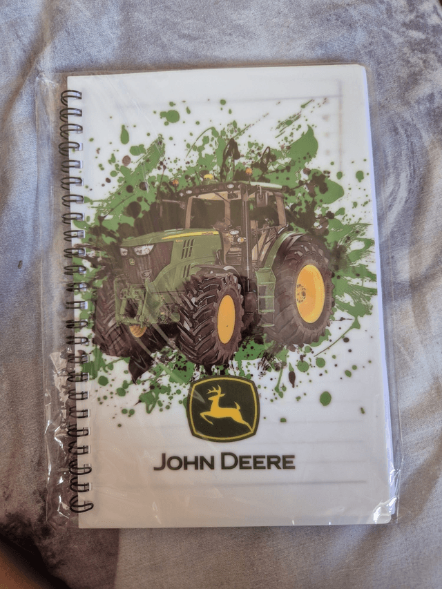 personlised A5 lined note book