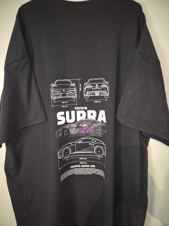 toyota supra themed t shirt