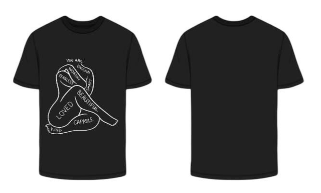 New plus size images on Black T shirts only