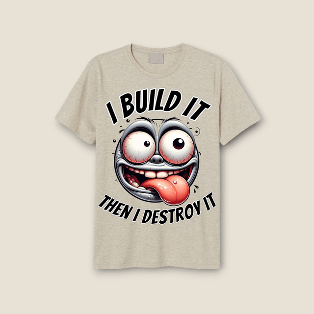 Crazy faces themed t shirts adult