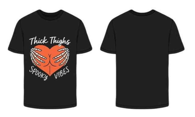 New plus size images on Black T shirts only