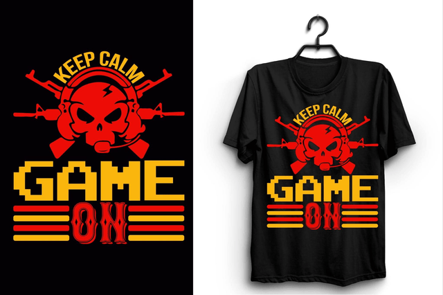 Gamer themed personlised t-shirts 