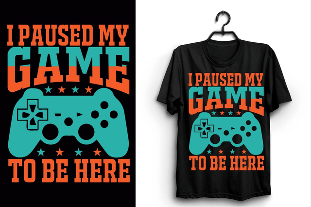 Gamer themed personlised t-shirts 
