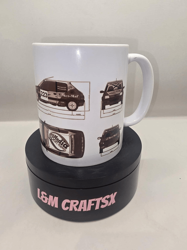 DESIGN YOUR OWN CAR MUG 