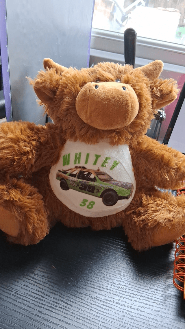 Personlised HIghland Cow Plush bear 