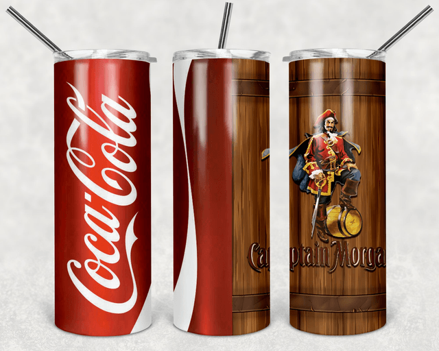 coca cola themed 20 oz tumblers 