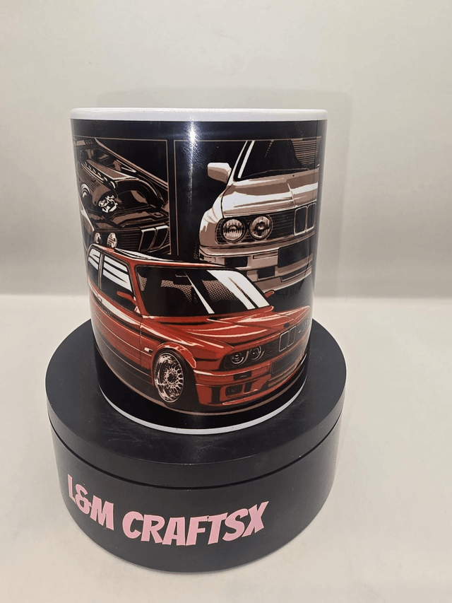 DESIGN YOUR OWN CAR MUG 