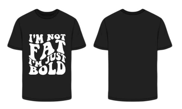 New plus size images on Black T shirts only