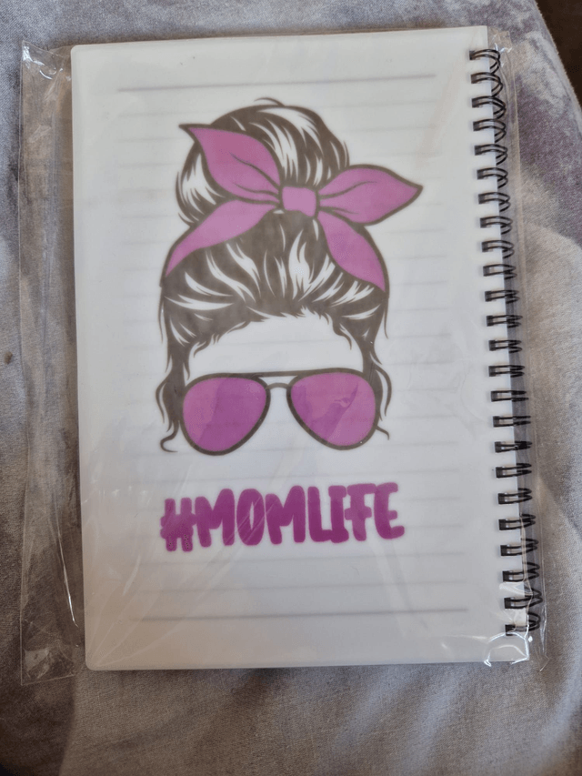 personlised A5 lined note book