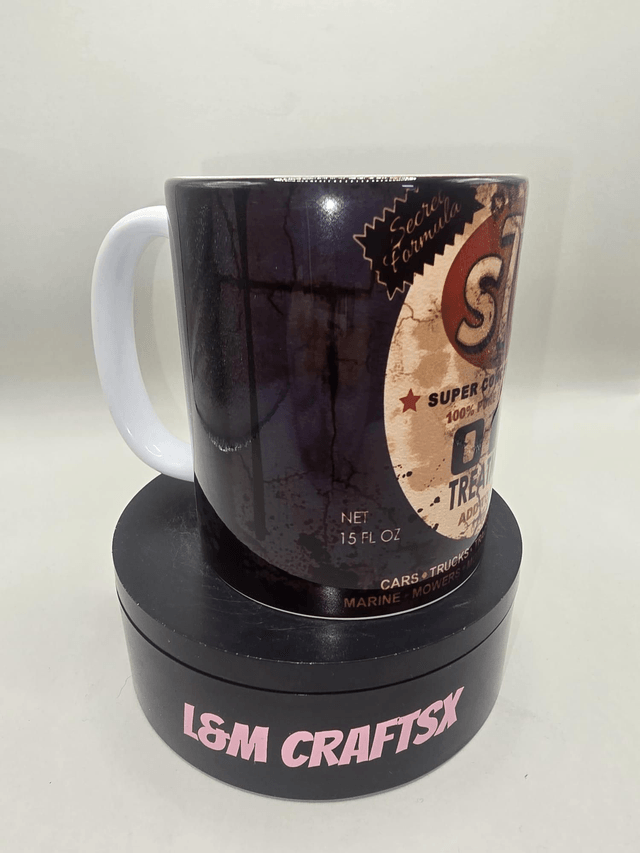 STP Oil Treatment Mug – Vintage Automotive Coffee Cup