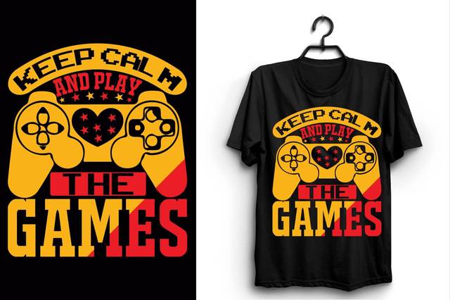Gamer themed personlised t-shirts 