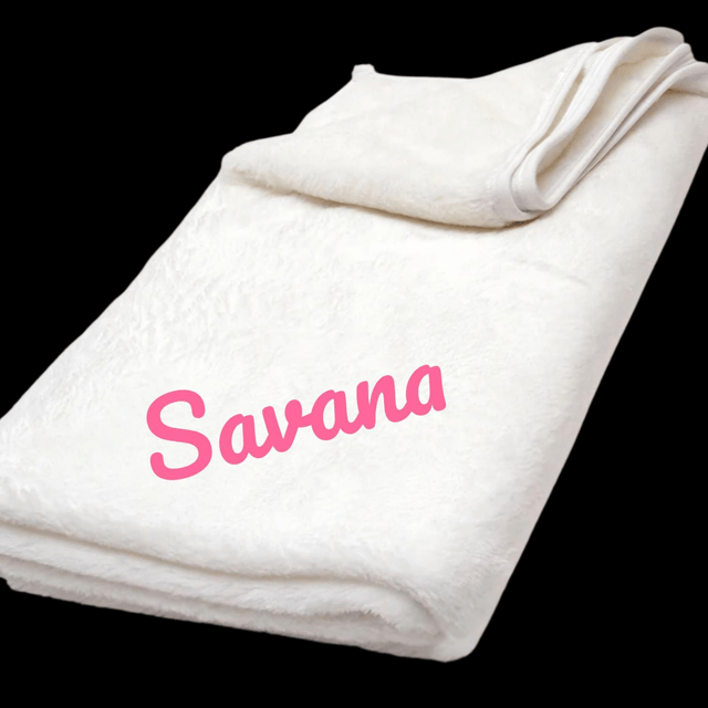 Personlised babe blanket 