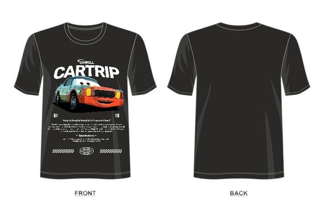Cars themed kids t shirts 