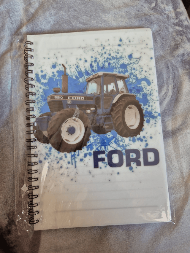 personlised A5 lined note book