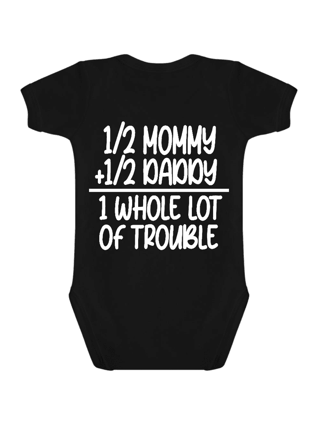 Personlised funny themed baby grows 