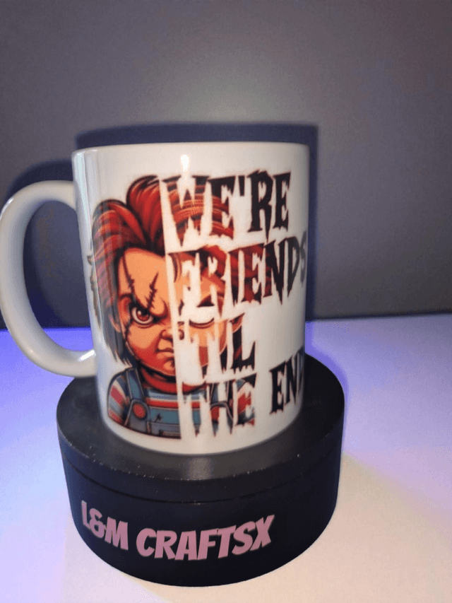 chucky themed 11 oz mug 