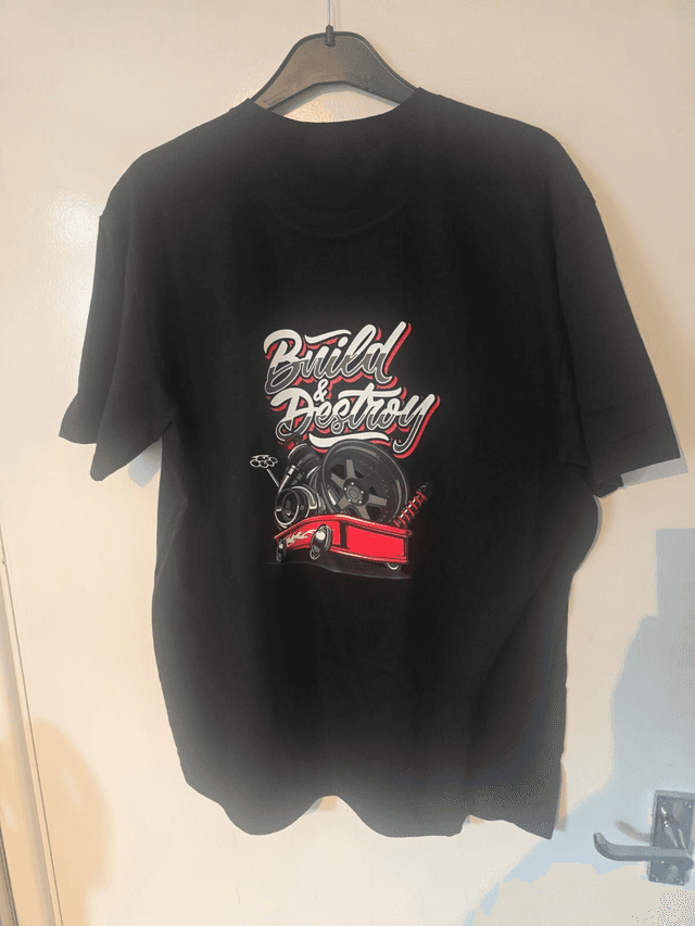 Build &amp; destroy t shirt