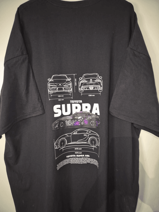 toyota supra themed t shirt