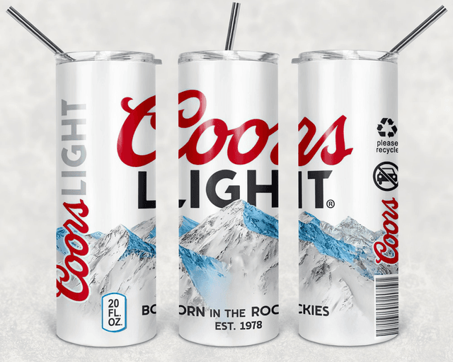 alcohol themed 20 oz thermal tumblers 
